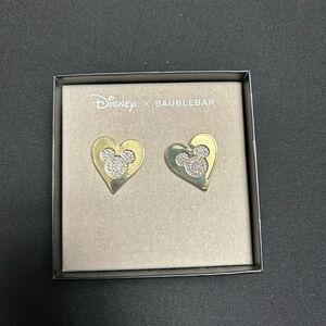 NWT Baublebar x Disney Mickey Mouse Pavé Print Drop Earrings